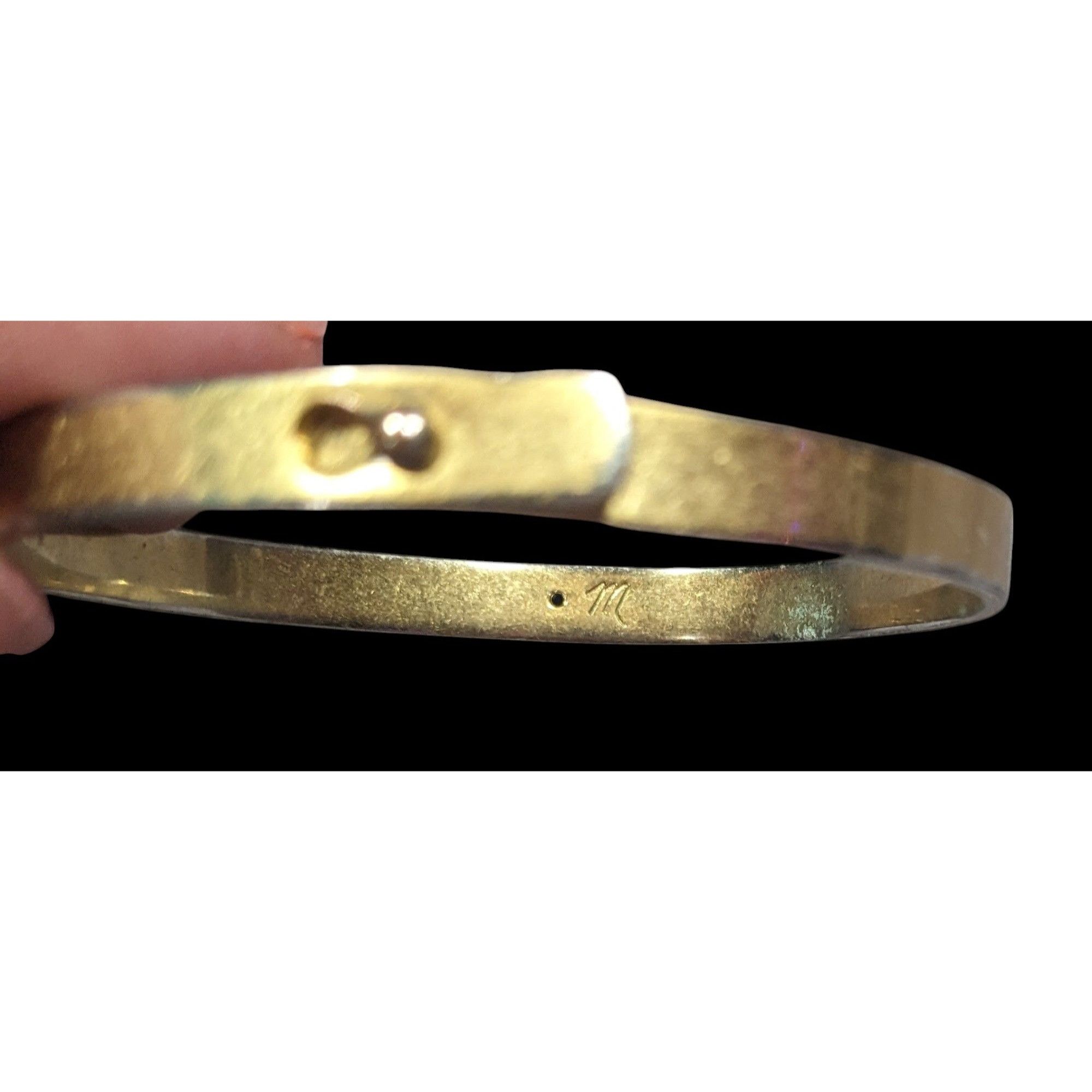 Madewell Madewell Preppy Gold Tone Bangle Bracelet Size ONE SIZE - 4 Thumbnail