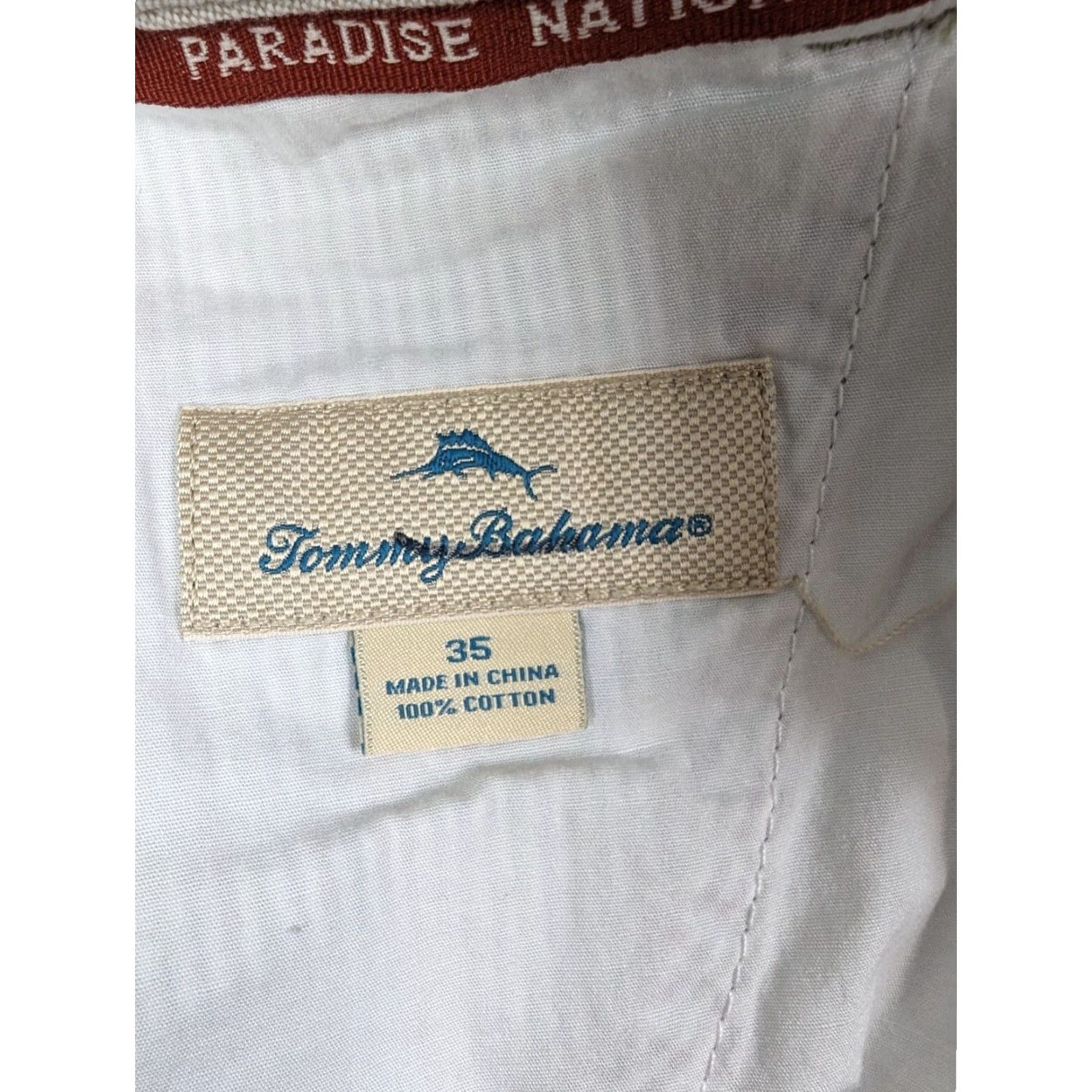Tommy Bahama Tommy Bahama Paradise Nation Shorts Men's 35 Cotton Multicolor Stripe Size US 35 - 7 Thumbnail