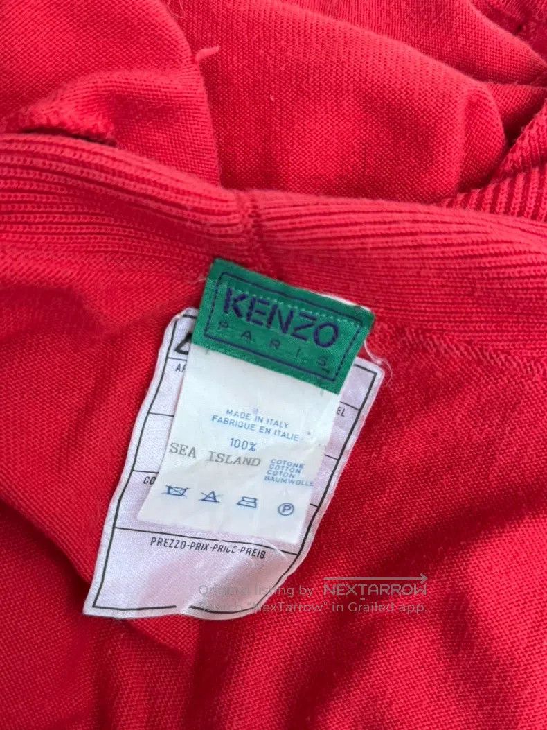 Kenzo Kenzo Runway red petal collar knit top Size S / US 4 / IT 40 - 9 Thumbnail