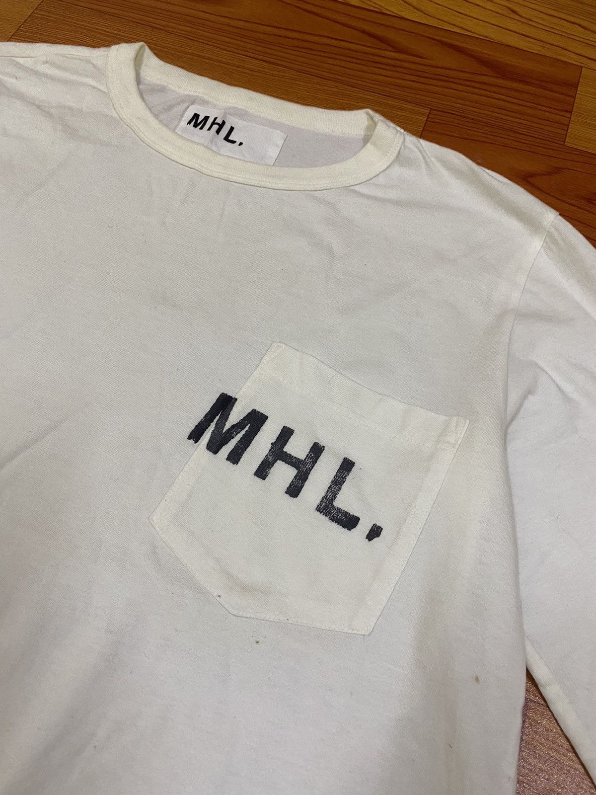 Designer × Margaret Howell Margaret Howell White Long Sleeve Tee Size US S / EU 44-46 / 1 - 3 Thumbnail