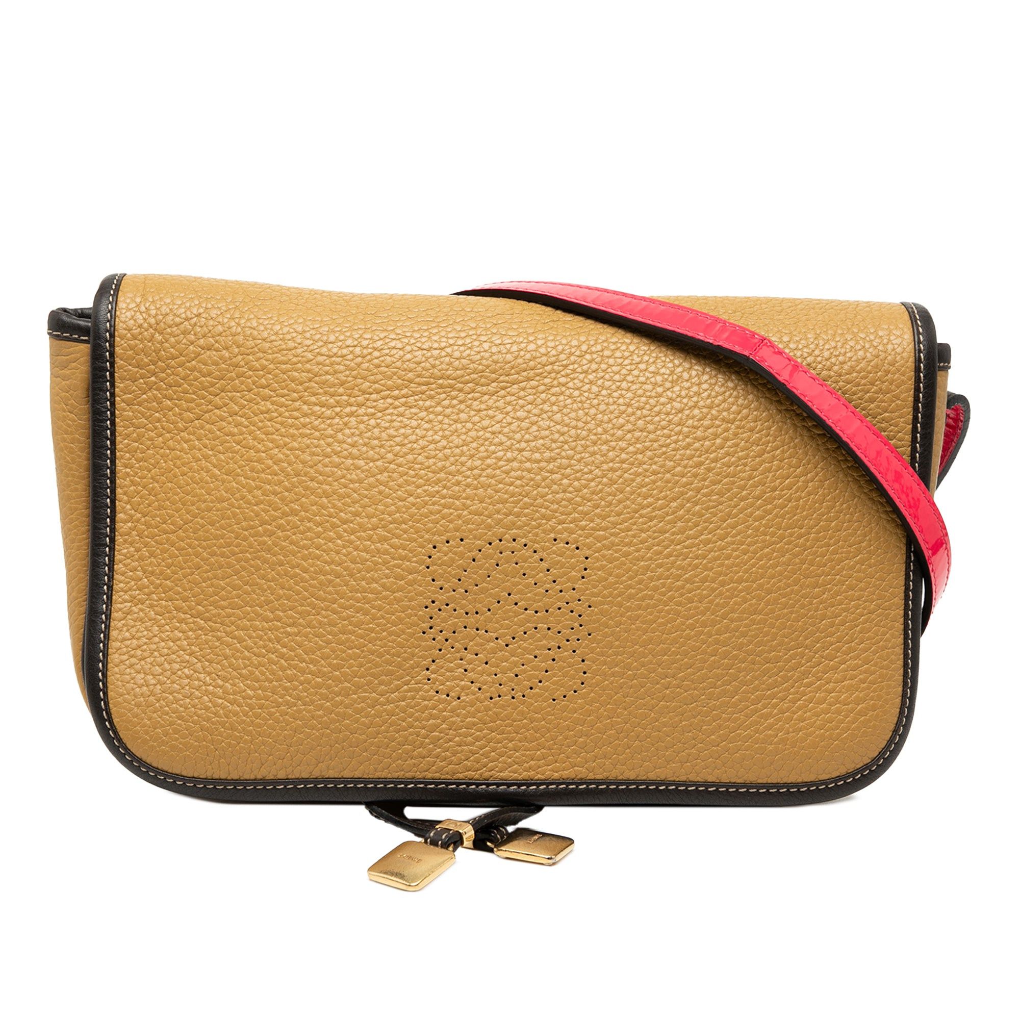 Loewe Leather Perforated Anagram Crossbody Size ONE SIZE - 1 Thumbnail
