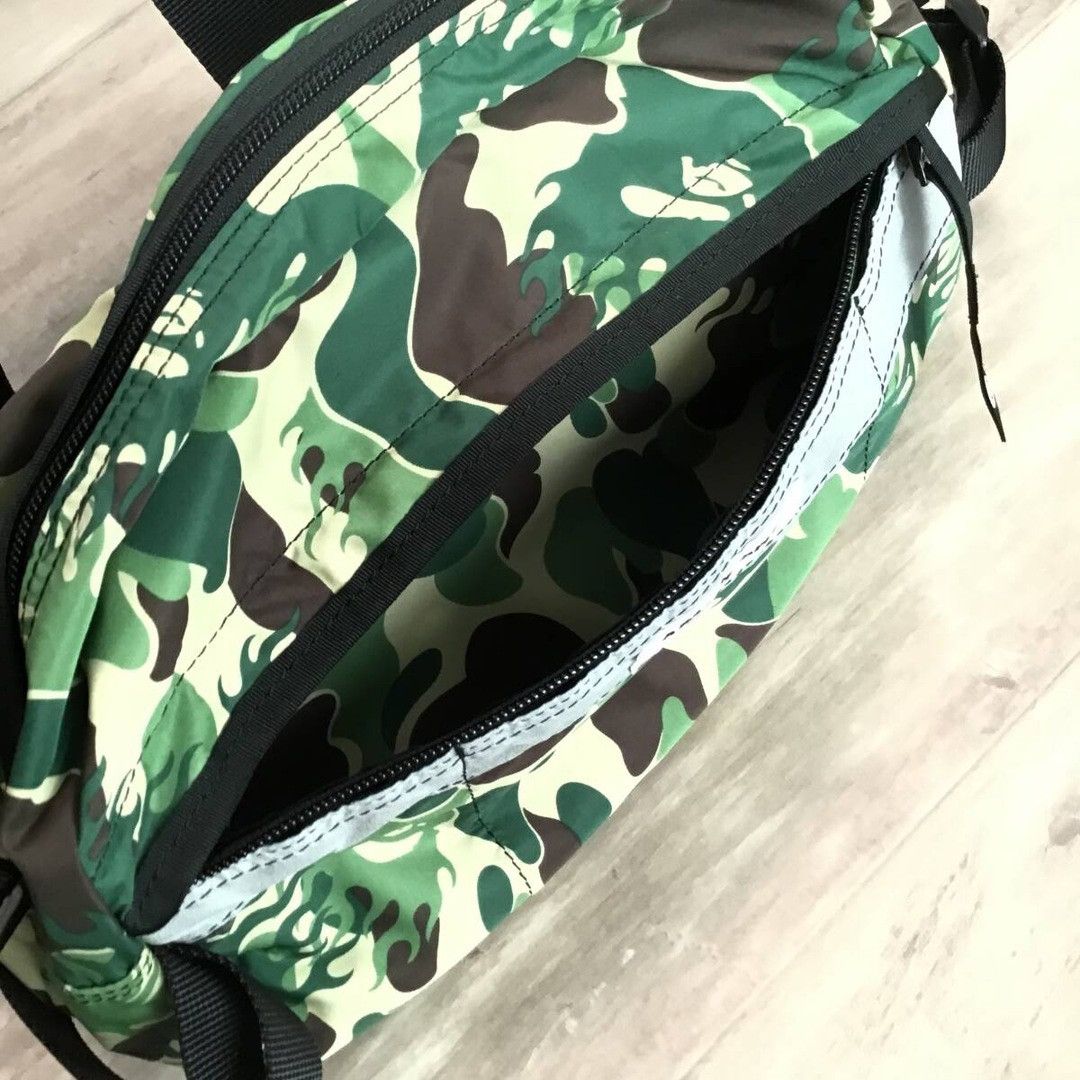 Bape BAPE Fire Camo Green Waist Bag flame a bathing ape NIGO Size ONE SIZE - 3 Thumbnail