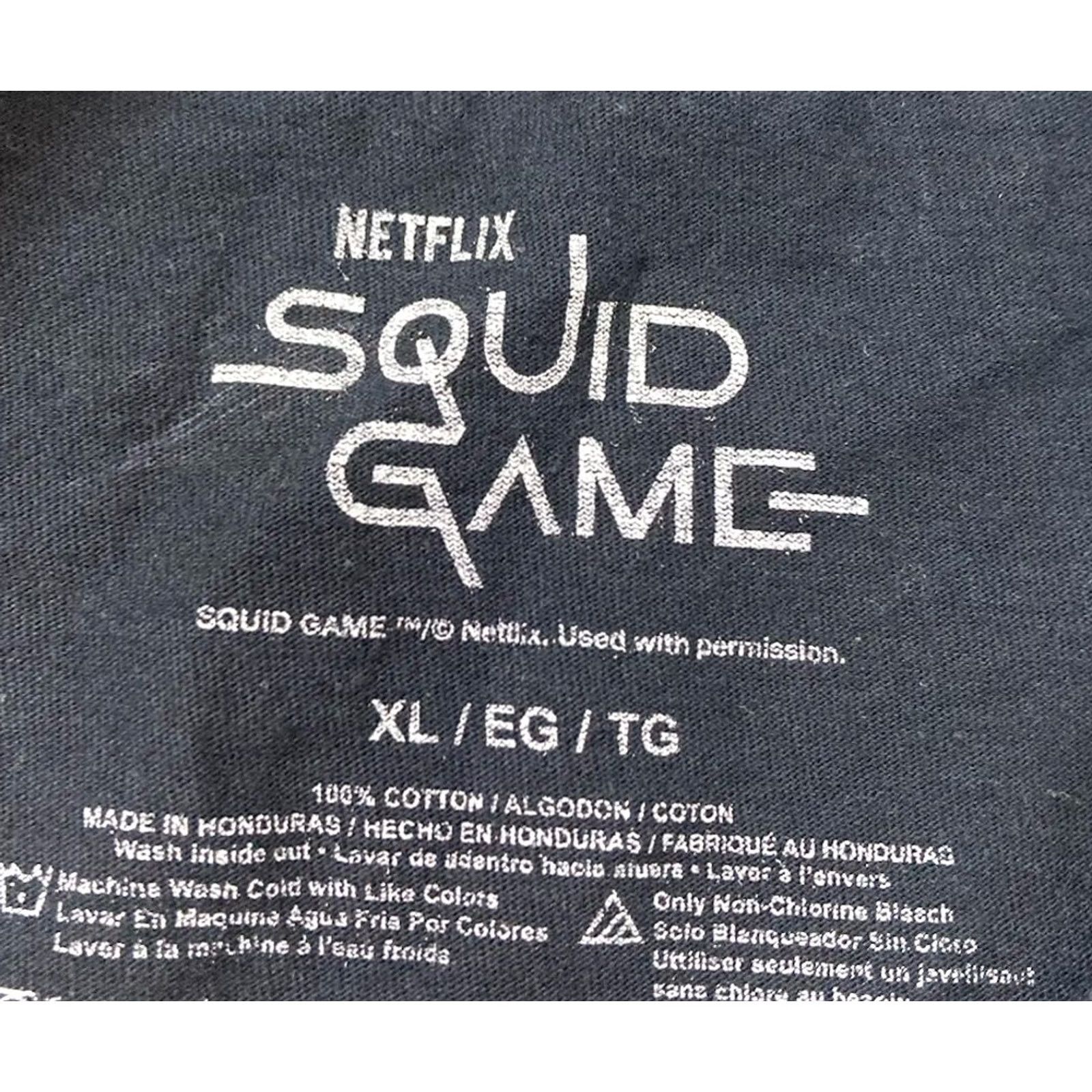 Logo 7 VINTAGE? Squid Game Logo Graphic T-shirt Men XL Short Sleeve TV Show Size US XL / EU 56 / 4 - 4 Thumbnail