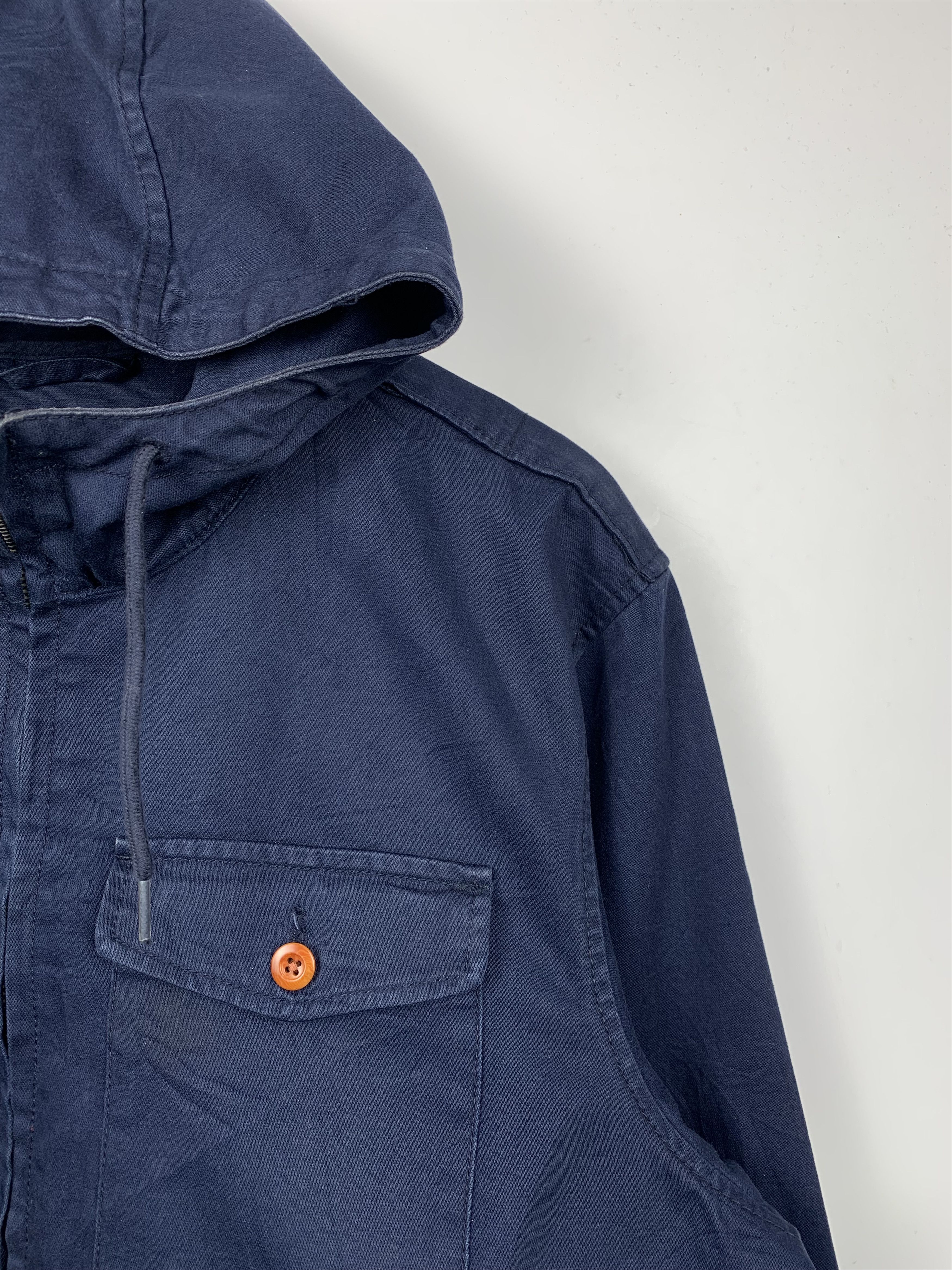 Old Navy Old Navy Hoodie Double Pocket Denim Jacket J1152 Size US L / EU 52-54 / 3 - 9 Thumbnail