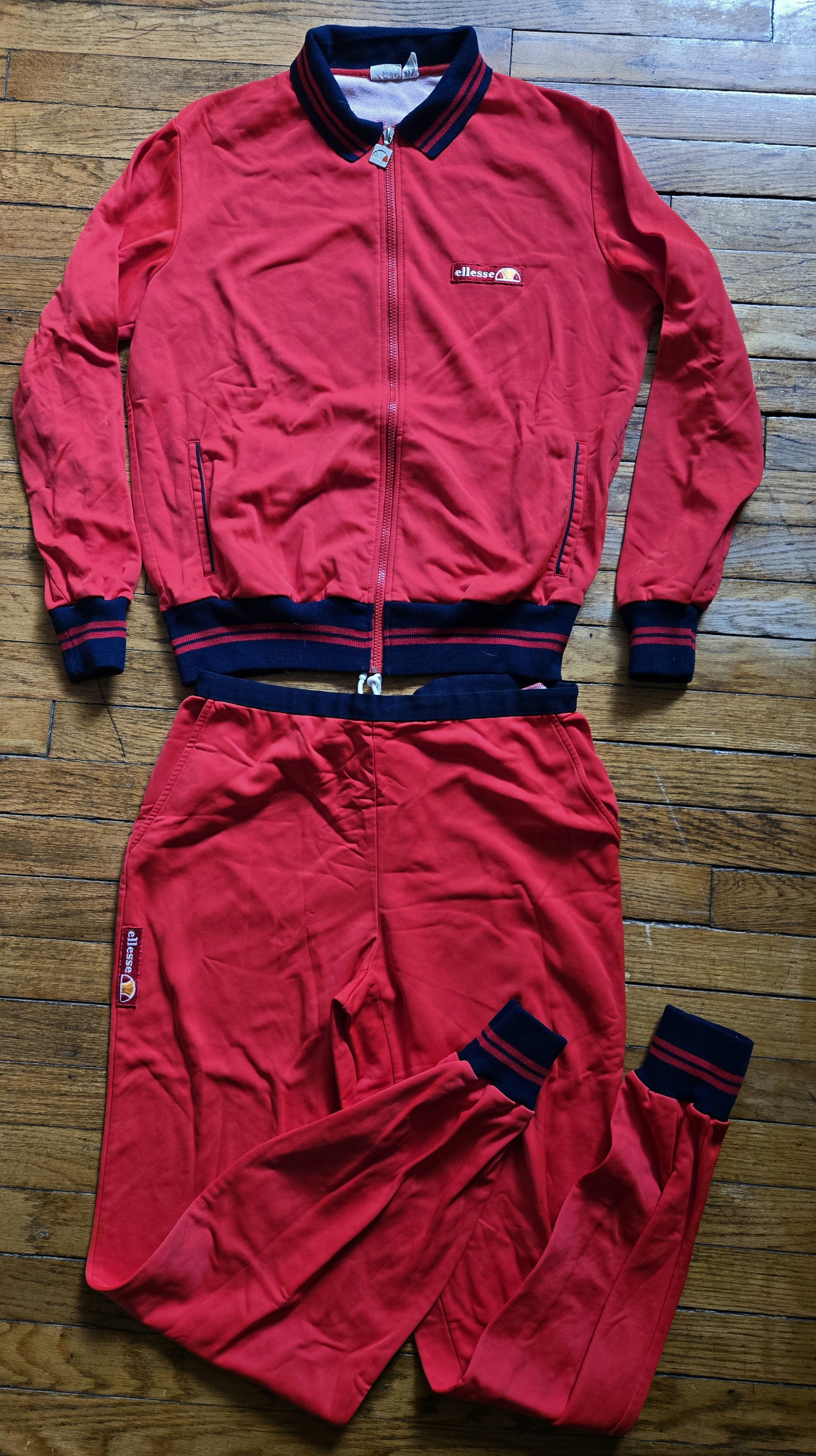 Ellesse vtg 70s/80s Ellesse M/L 50EU Tommie Tracksuit Made in Italy Size US M / EU 48-50 / 2 - 1 Thumbnail