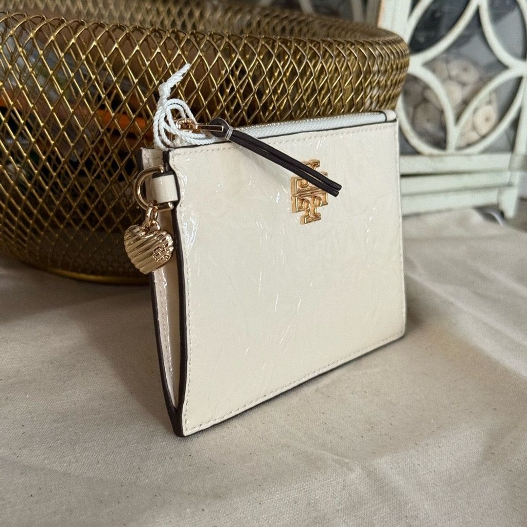 Tory Burch New tory burch Britten cardholder in shine leather Size ONE SIZE - 7 Thumbnail
