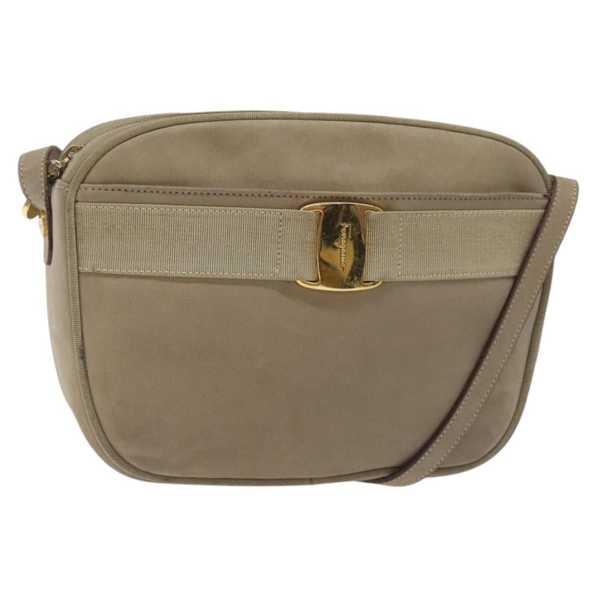 Salvatore Ferragamo Salvatore Ferragamo Vala Shoulder Bag Suede Size ONE SIZE - 1 Thumbnail