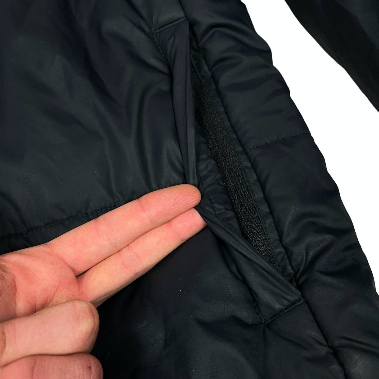 Nike Nike Women's Black Long Sleeve Hooded Puffer Jacket XS Size XS / US 0-2 / IT 36-38 - 8 Thumbnail