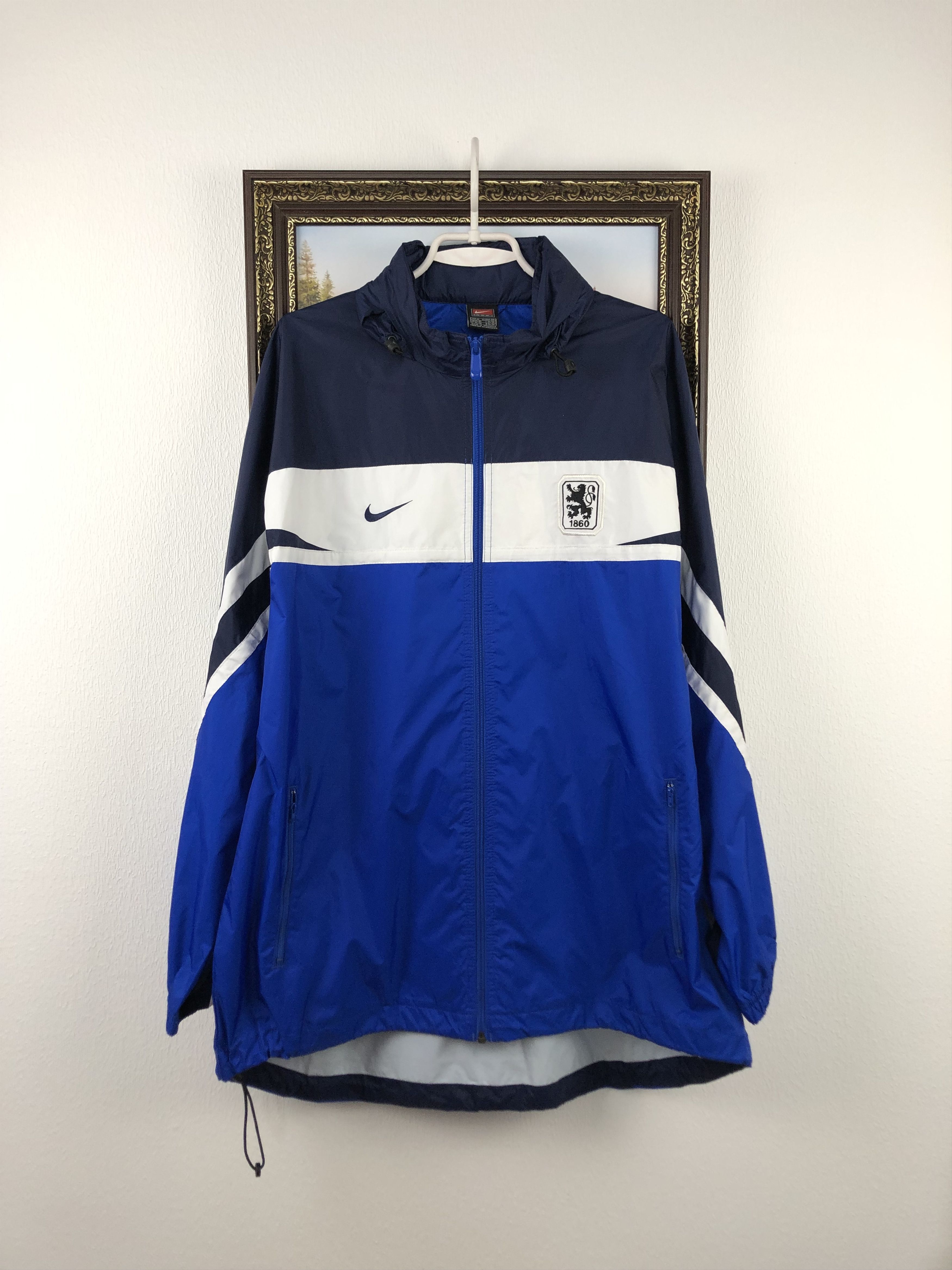 Nike Vintage 1860 Munich Football Jacket Soccer Track Top Zip Size US XL / EU 56 / 4 - 1 Thumbnail