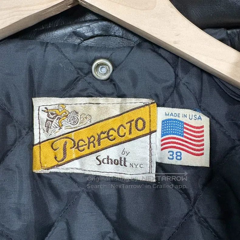Schott Schott Cowhide lapel biker jacket Size US XS / EU 42 / 0 - 8 Thumbnail