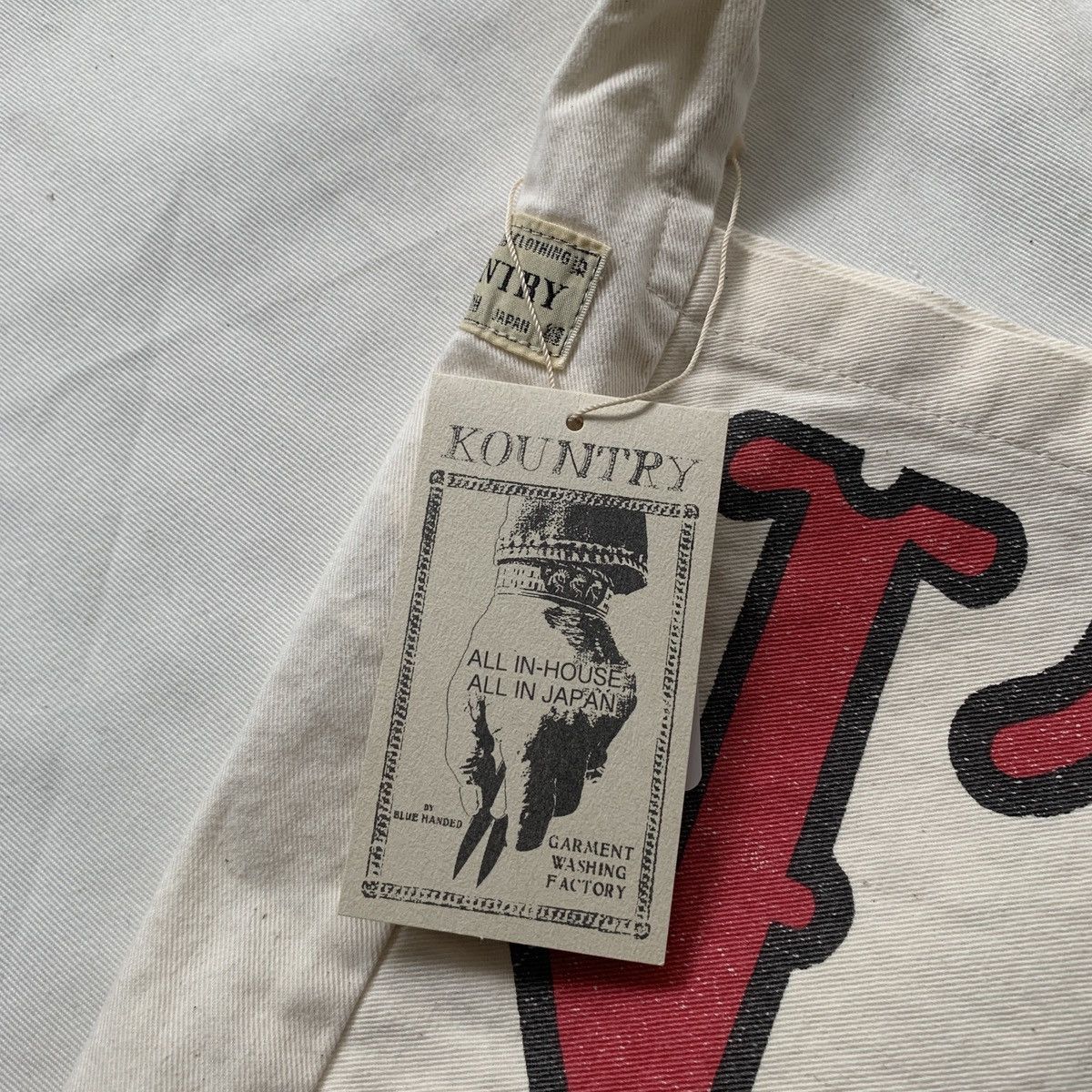 Kapital Kountry kapital kountry factory cotton twill bookbag Size ONE SIZE - 6 Thumbnail