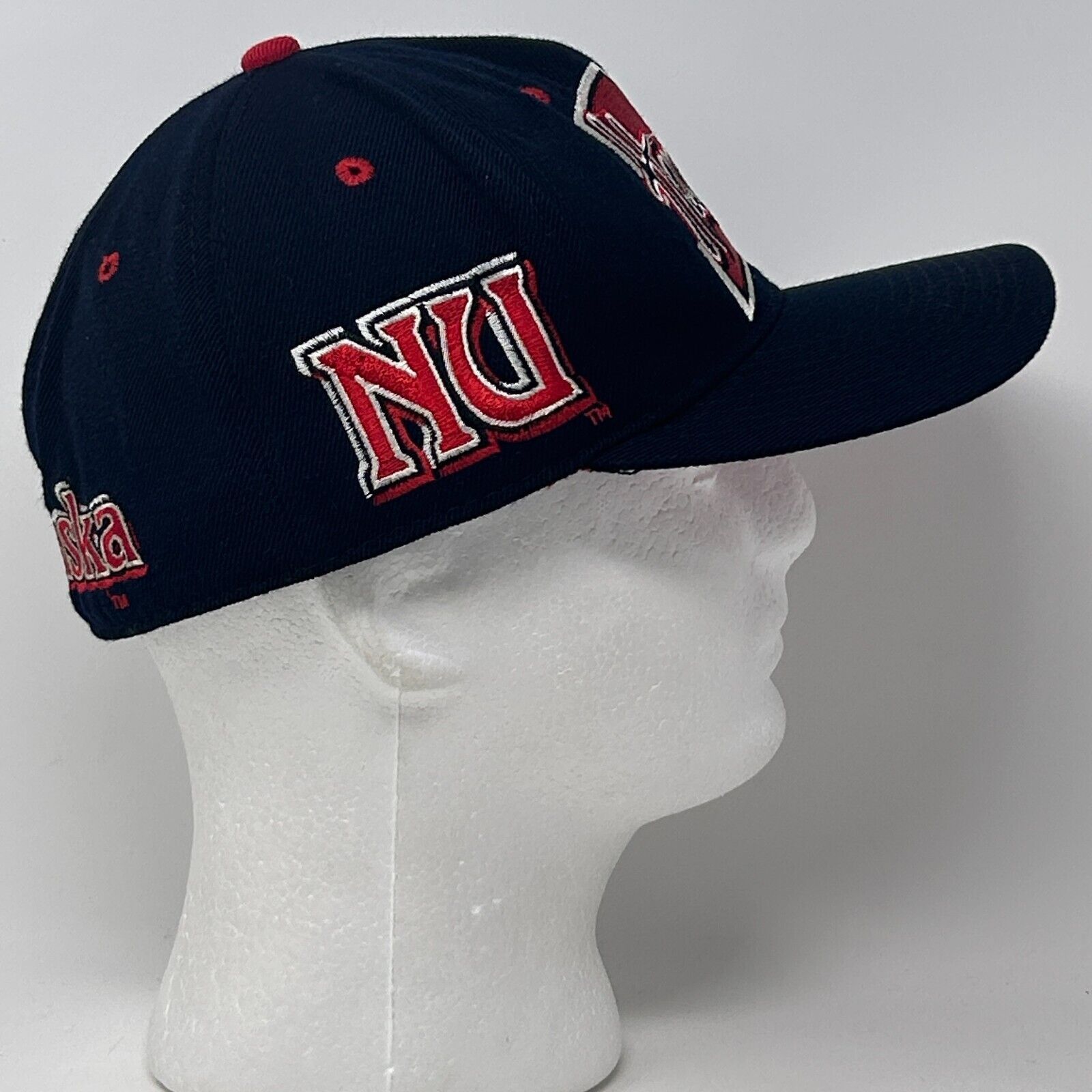 Zephyr Vintage Nebraska Cornhuskers Hat Baseball Cap Blue 7 1/8 Size ONE SIZE - 7 Thumbnail