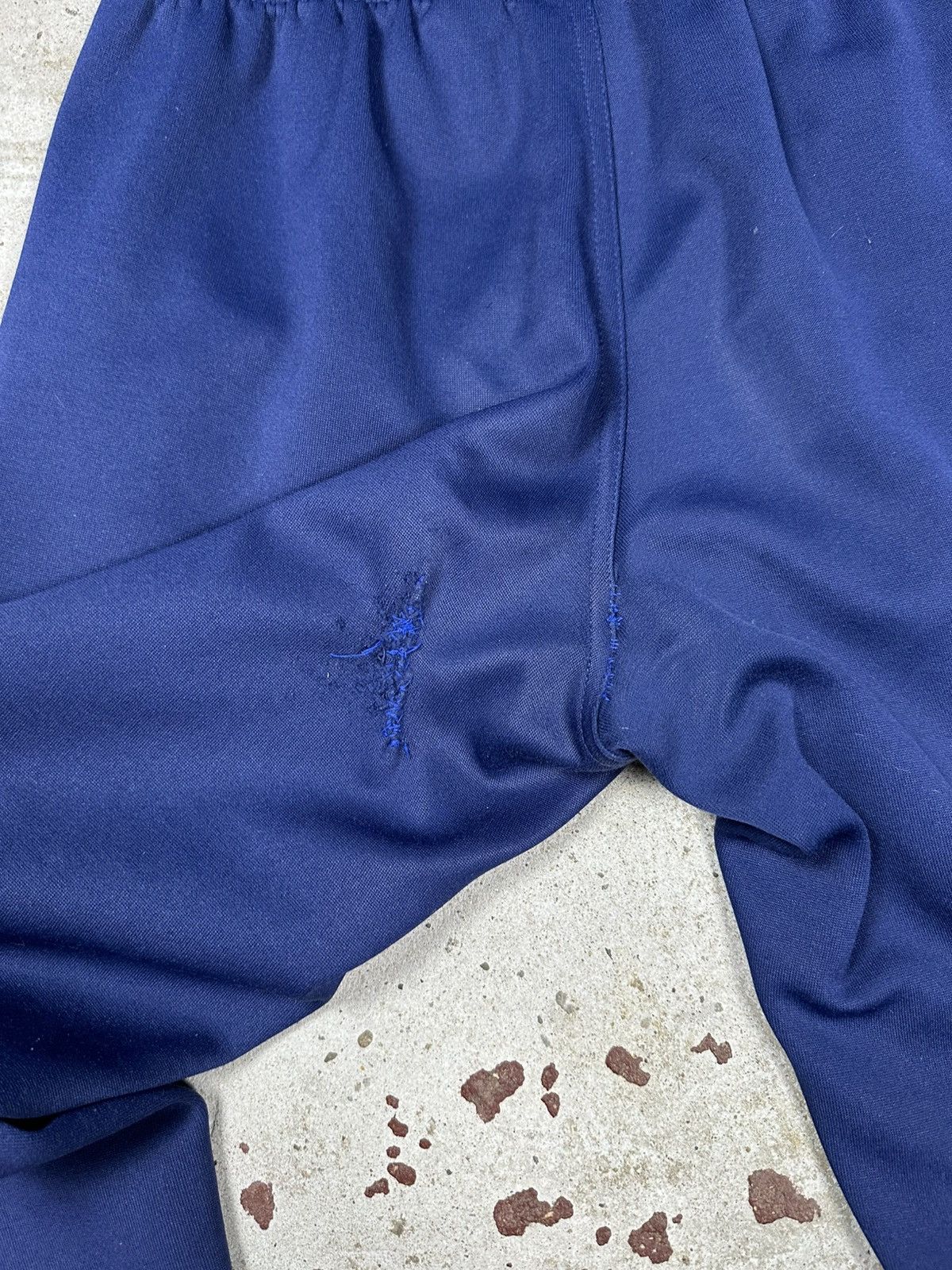 Adidas Vintage 90s Adidas x Tottenham Hotspur Navy Track Pants Size US 30 / EU 46 - 14 Thumbnail