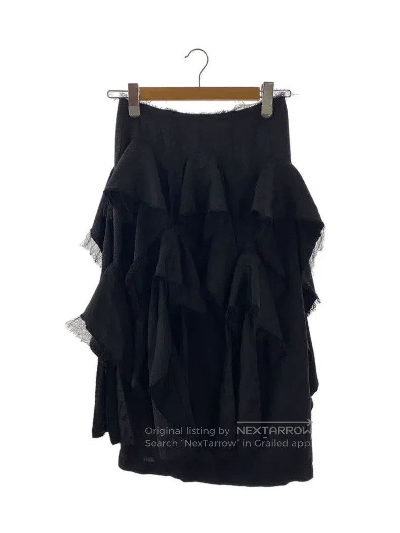 Comme des Garcons Comme Des Garcons size XS Black vintage textured lace half Size 23" - 1 Thumbnail