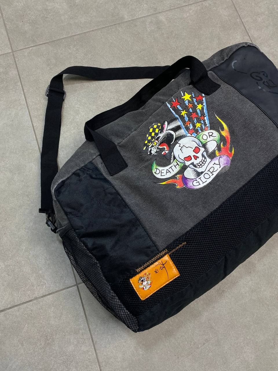 Ed Hardy Vintage Ed Hardy Death or Glory Travel Tattoo Y2K Bag Size ONE SIZE - 5 Thumbnail