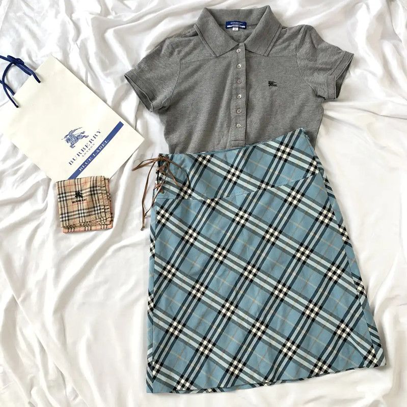Burberry Burberry Gray Cotton Ladies Top Size M / US 6-8 / IT 42-44 - 1 Thumbnail