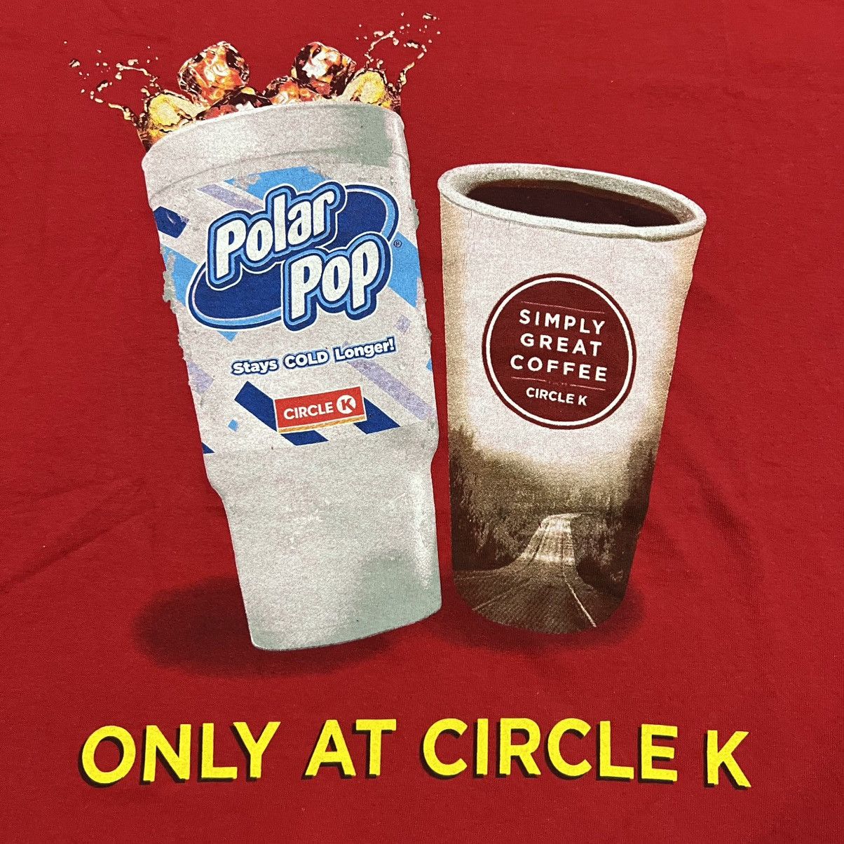 Vintage Circle K Polar Pop T-Shirt Size US L / EU 52-54 / 3 - 2 Thumbnail