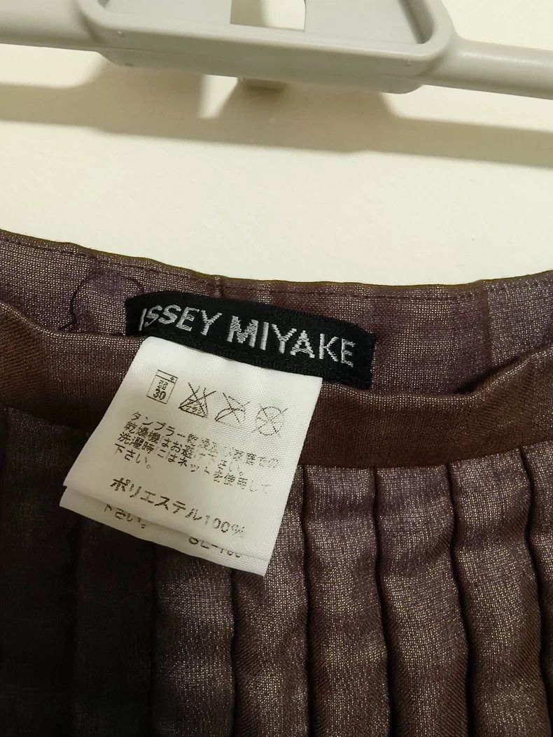Issey Miyake Issey Miyake Brown vintage mainline skirt Size 31" - 4 Thumbnail
