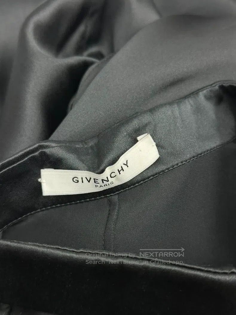 Givenchy Givenchy Black Silk Shirt Dress Maxi Dress Size M / US 6-8 / IT 42-44 - 4 Thumbnail