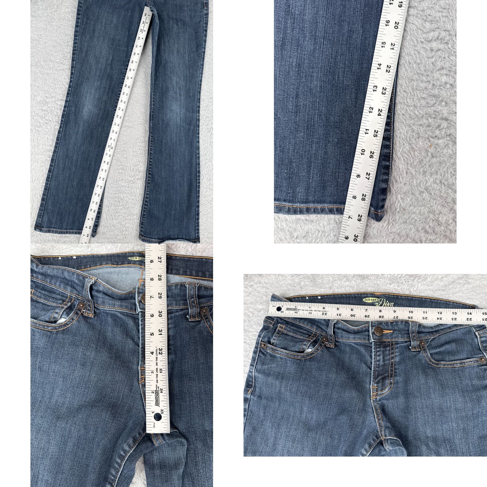 Old Navy Old Navy Jeans Womens 4 Bootcut Denim 29in Inseam Blue Medium Wash Cotton Blend 5-Pocket Size 27" / US 4 / IT 40 - 8 Thumbnail