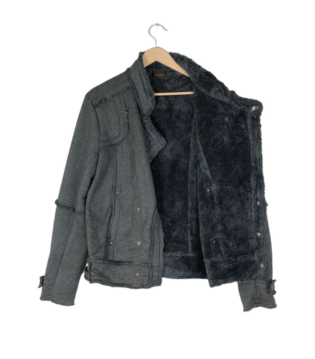 Issey Miyake Tete Homme Velvet Fleece Jacket Size US S / EU 44-46 / 1 - 2 Thumbnail