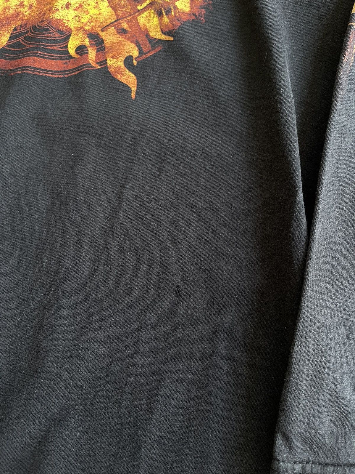 Band Tees Amon Amarth Flames Logo Vintage Rock Metal Long Sleeve Shirt Size US M / EU 48-50 / 2 - 10 Thumbnail
