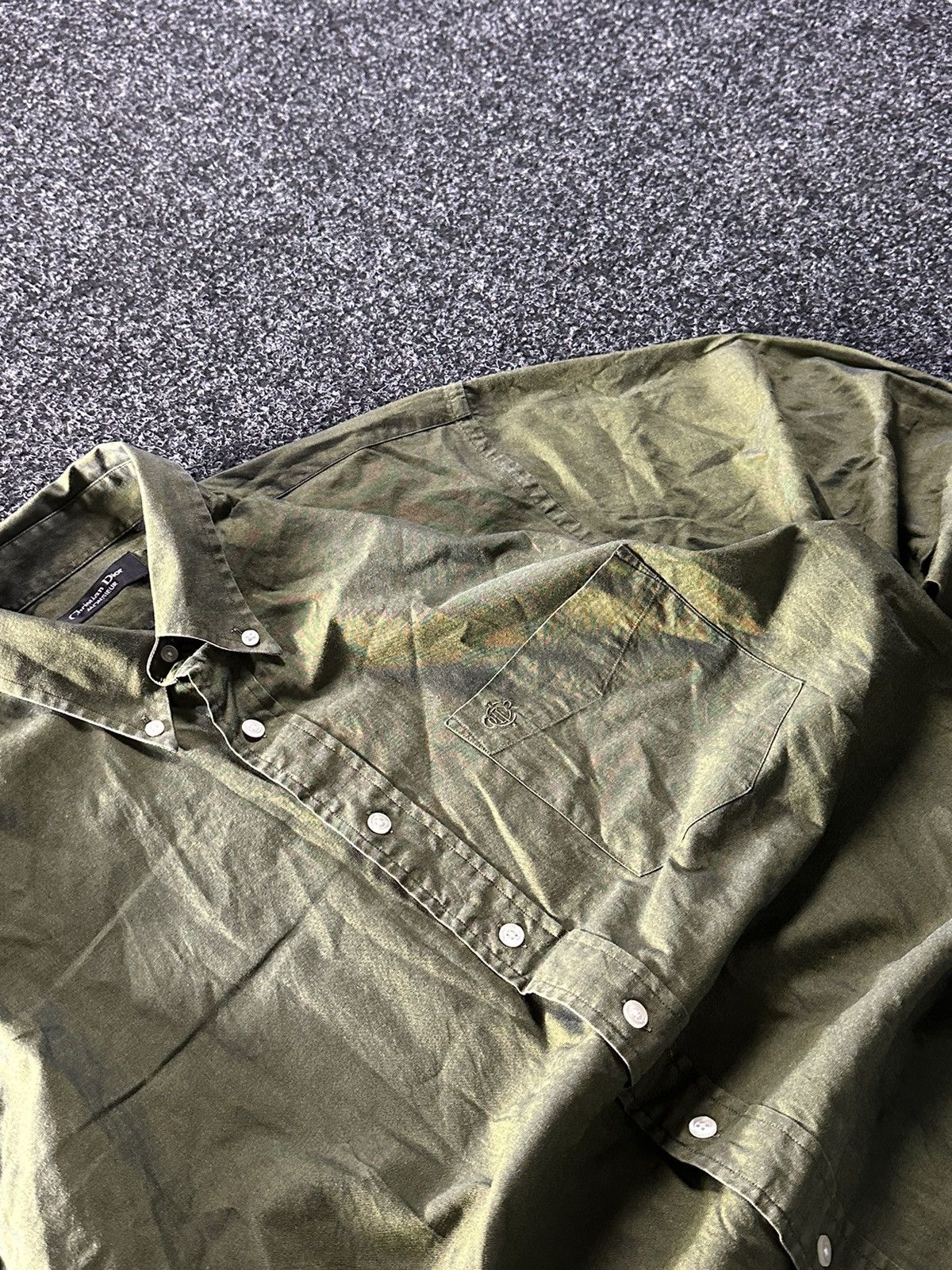 Dior × Vintage 🚨Vintage 90s Christian Dior Monsieur shirt LOGO AVANT-GARDE Size US L / EU 52-54 / 3 - 5 Thumbnail