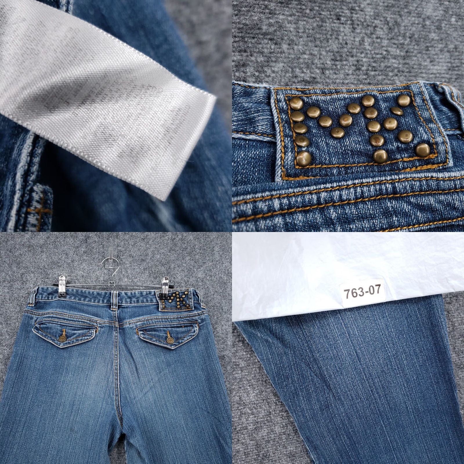 Michael Kors Michael Kors Jeans Womens 12 Boot Cut Mid Rise Medium Wash Blue Denim (Blue) Jeans Size 34" / US 12 / IT 48 - 9 Thumbnail