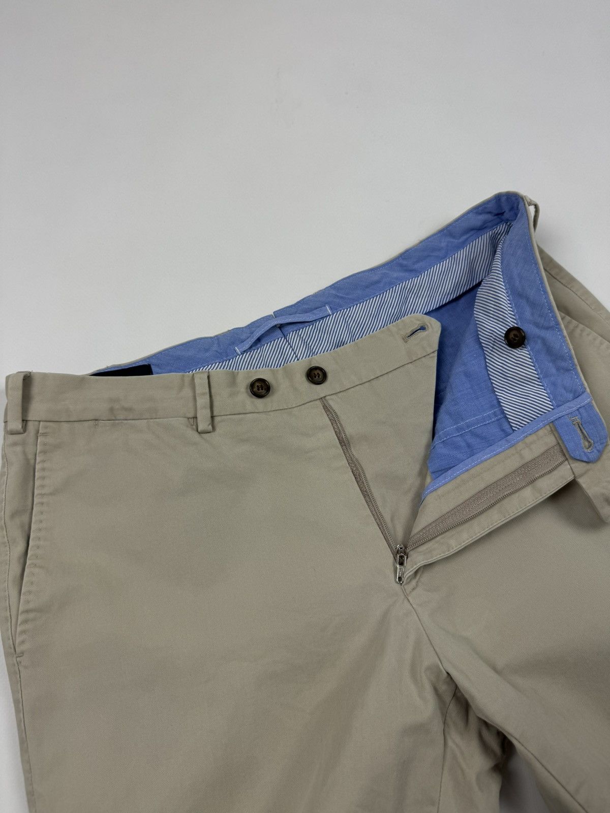 Suitsupply Suitsupply Cotton Beige Chino ACORfato Trousers Pants Size US 32 / EU 48 - 8 Thumbnail