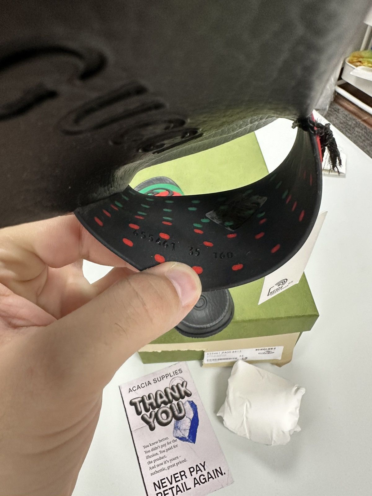 Gucci GUCCI: Interlocking G - Black Red Green - 35 Size US 5 / IT 35 - 6 Thumbnail