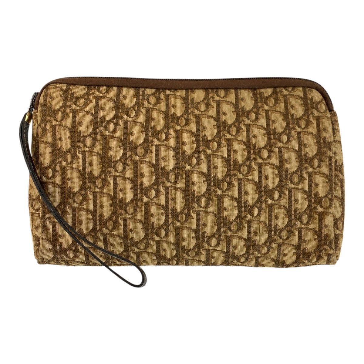 Dior Dior Christian Dior Trotter Canvas Leather Clutch Bag Textile Clutch Bag DUTY FREE for USA Size ONE SIZE - 1 Thumbnail