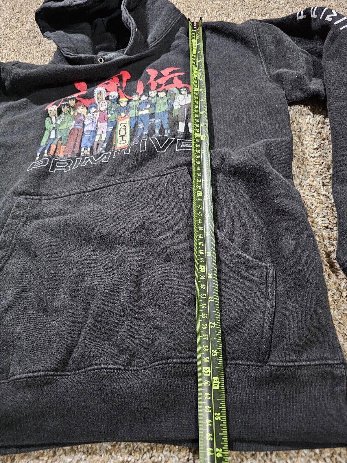 Designer 2007 Primitive x Naruto Shippuden Anime Hoodie Small Black Size ONE SIZE - 4 Thumbnail