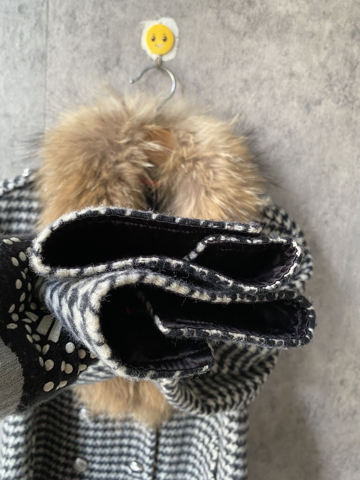 Loveless Loveless Japan Double Breasted Wool Cropped Fur Jacket Size US S / EU 44-46 / 1 - 8 Thumbnail