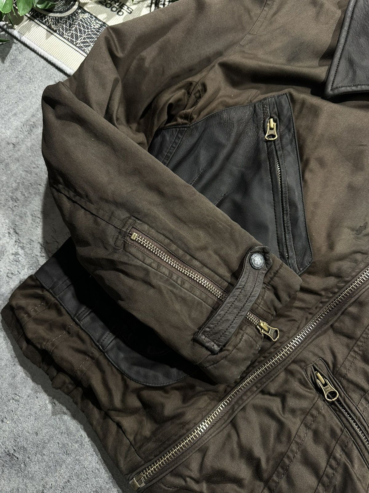 C.P. Company C.P. Company Vintage Leather Biker Motorcycle Jacket Size M / US 6-8 / IT 42-44 - 6 Thumbnail
