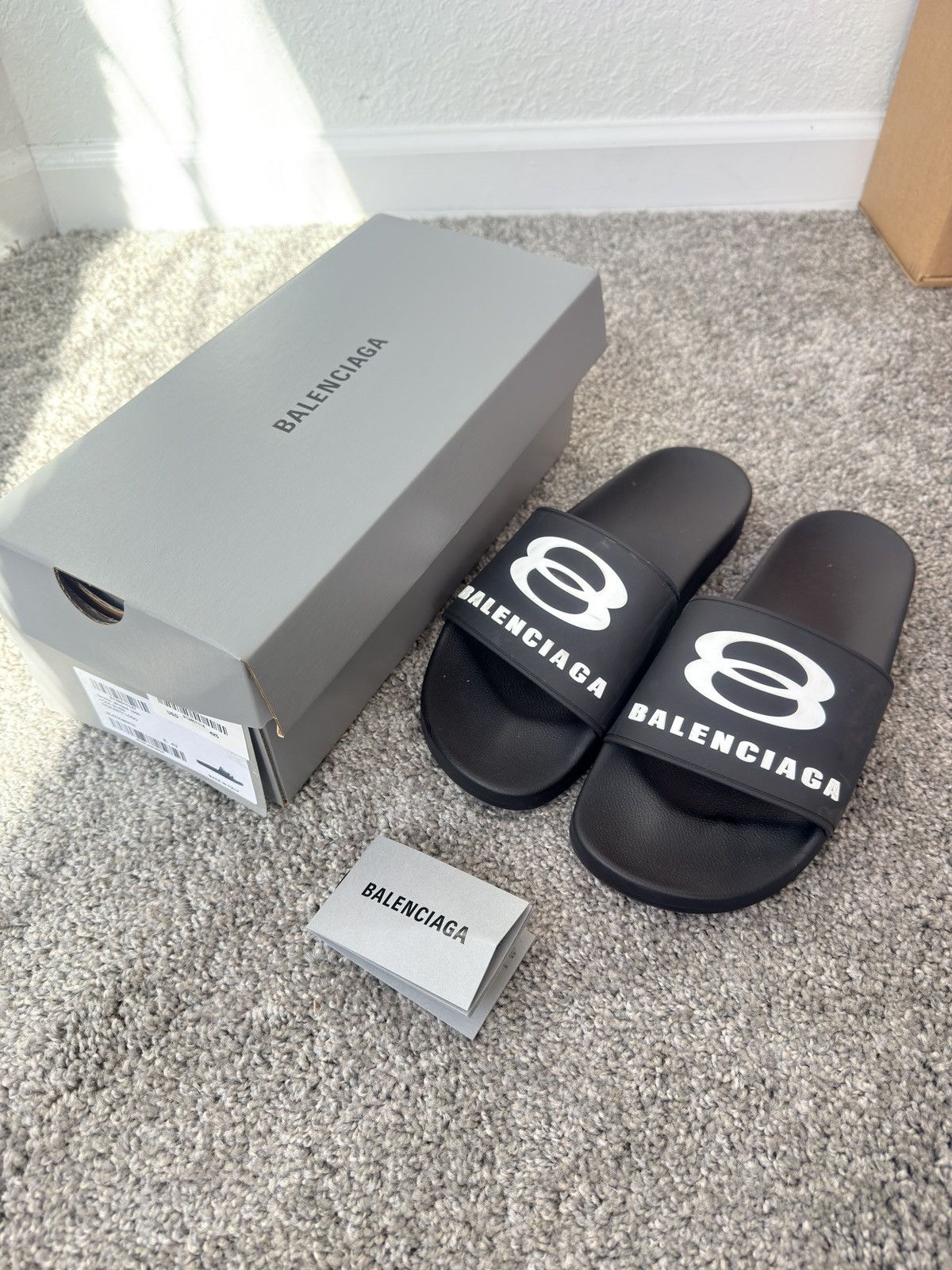 Balenciaga Balenciaga Unity Sports Icon Pool Slides Size US 10 / EU 43 - 1 Thumbnail