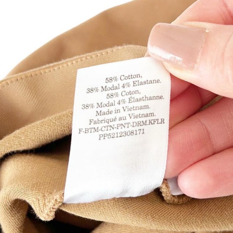 Everlane Everlane Tan The Dream Kick Flare Pull On Pants Sz L Size 34" / US 12 / IT 48 - 4 Thumbnail