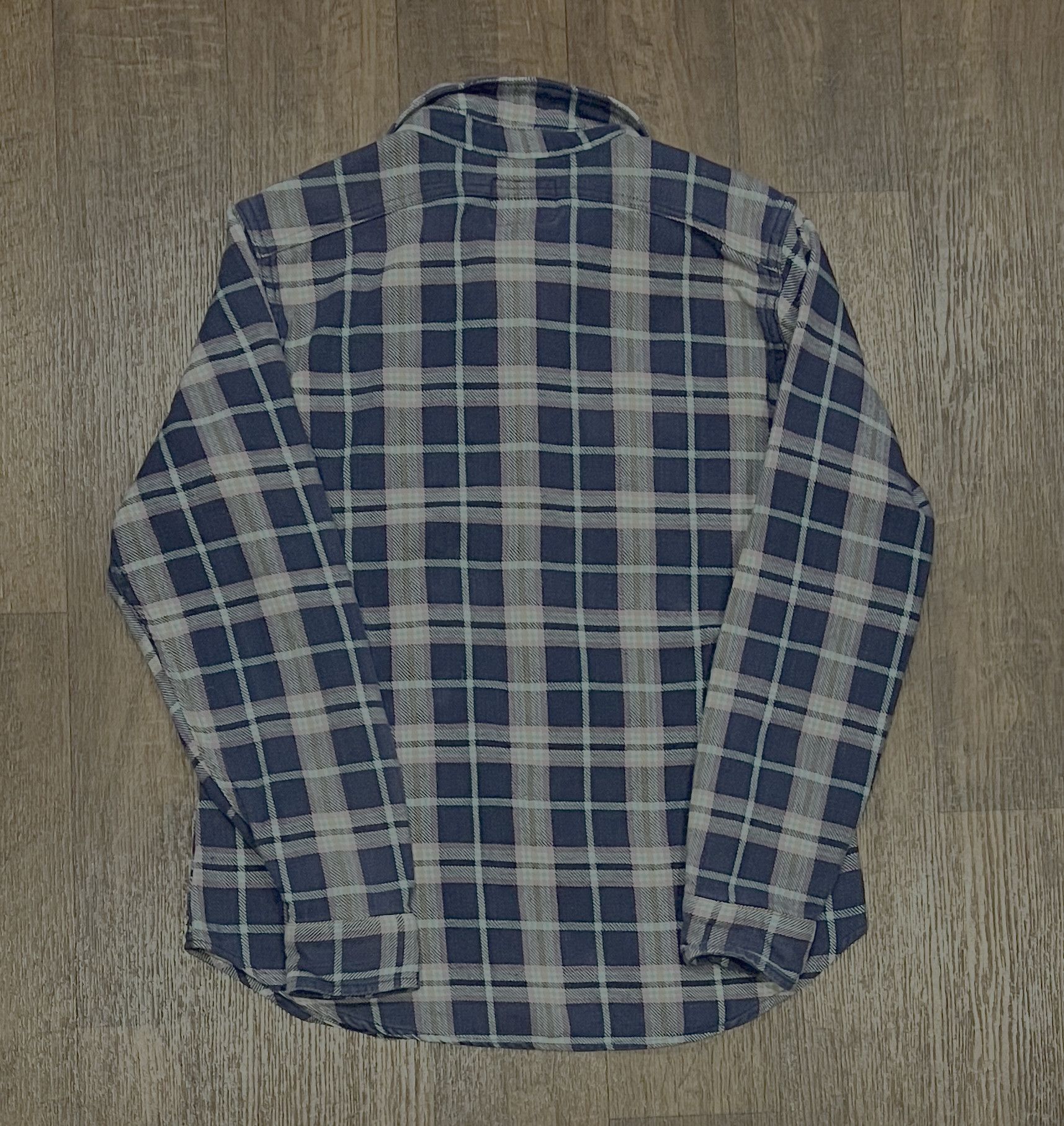 Bape Bape long sleeve flannel button up shirt Size US S / EU 44-46 / 1 - 2 Thumbnail