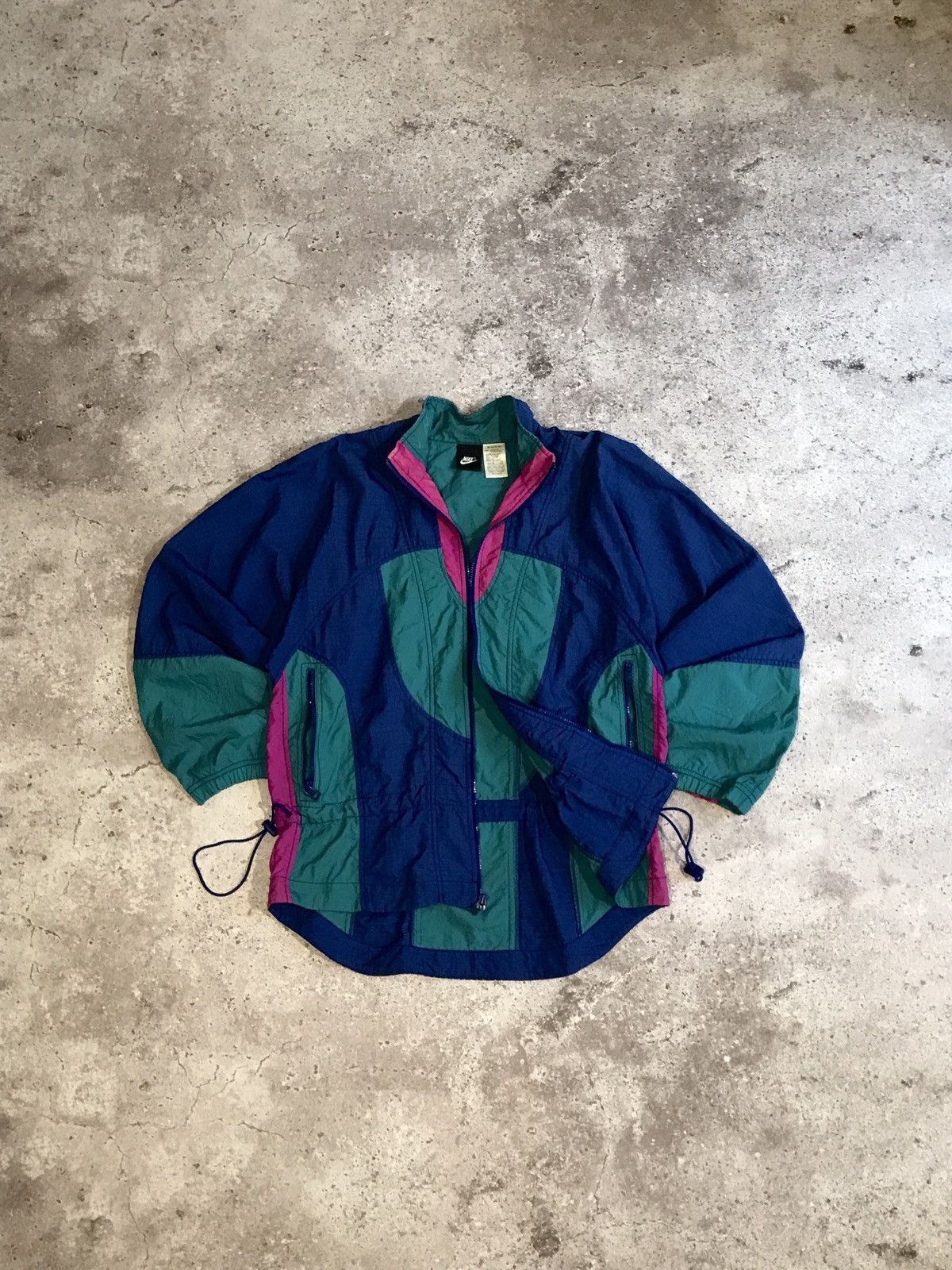 Japanese Brand × Nike × Vintage Vintage 90s Light Jacket Nike Embroiled Logo Rare S Size S / US 4 / IT 40 - 1 Thumbnail