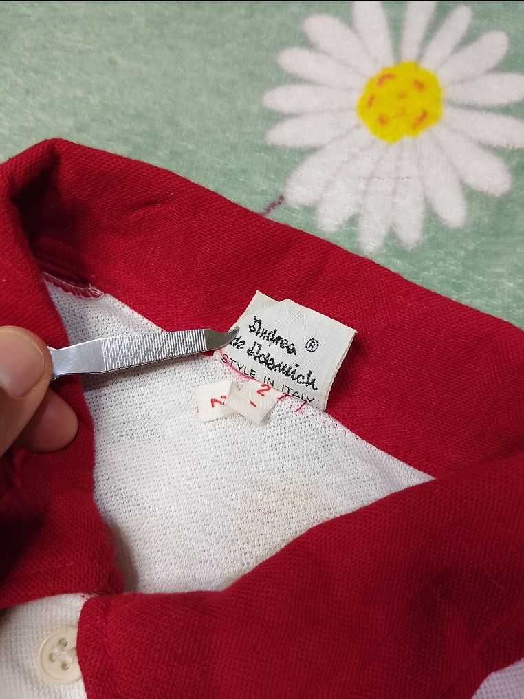 Marlboro × Vintage Rare Vintage 70s Marlboro Andrea De Adamich Polo Shirt Size US M / EU 48-50 / 2 - 3 Thumbnail