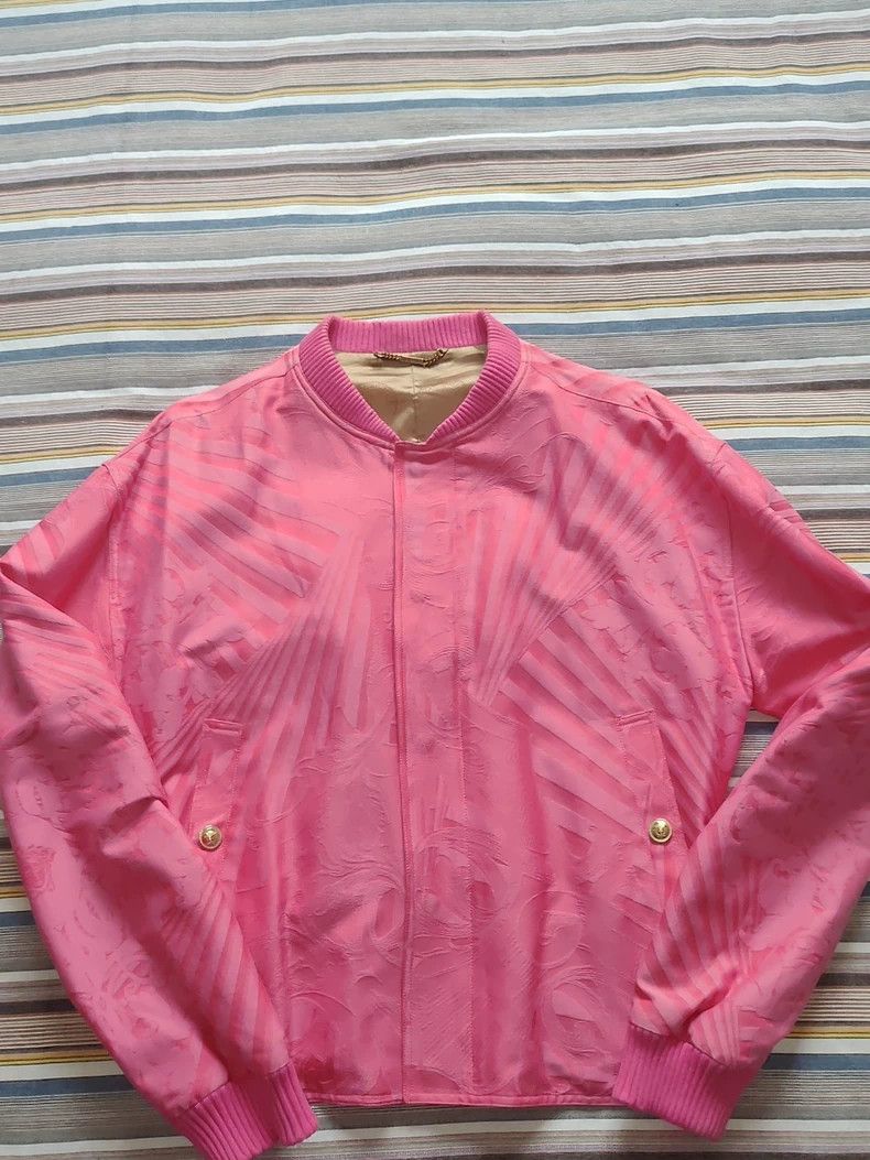 Versace VERSACE Men's Red Casual Jacket - dmc Size US L / EU 52-54 / 3 - 1 Thumbnail