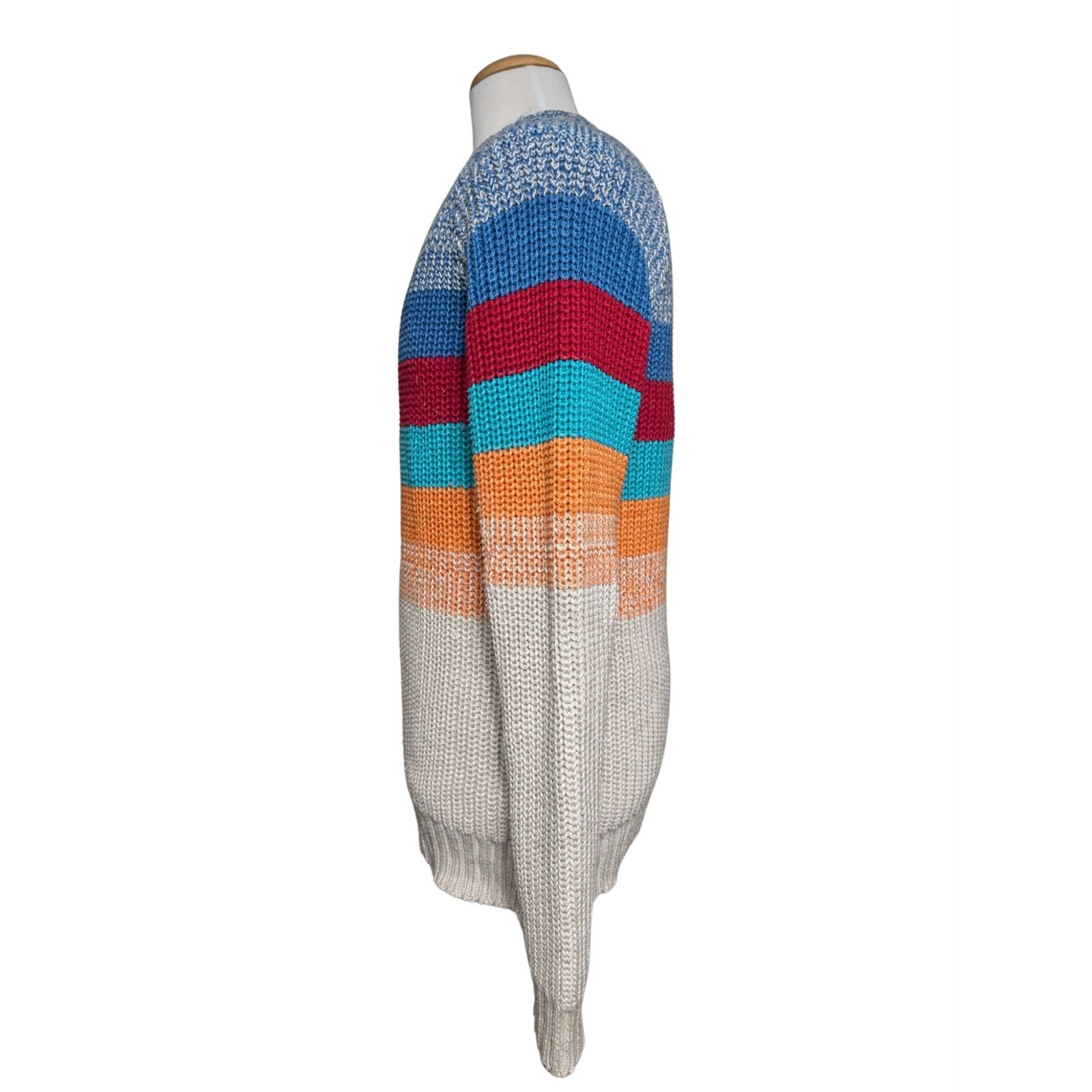 Unknown London Lost Horizons Haldarsvik Cotton Natural Handknit Sweater Size US M / EU 48-50 / 2 - 2 Thumbnail