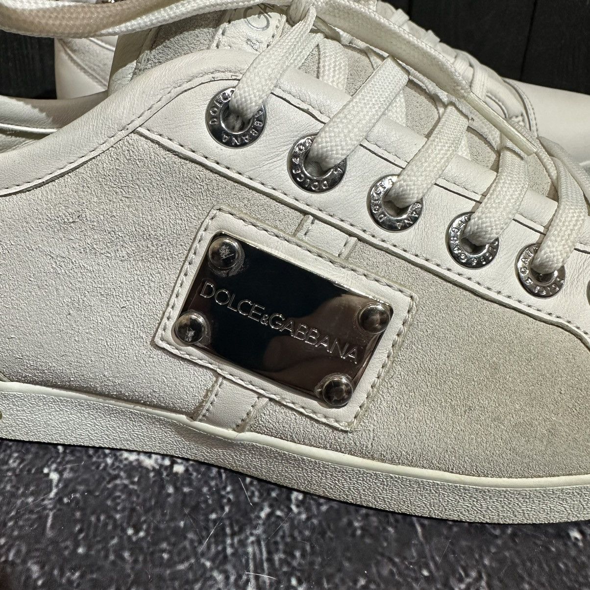 Dolce & Gabbana Dolce & Gabbana Men’s Leather Sneakers Size 6.5UK 7.5US 41EU Size US 7.5 / EU 40-41 - 3 Thumbnail