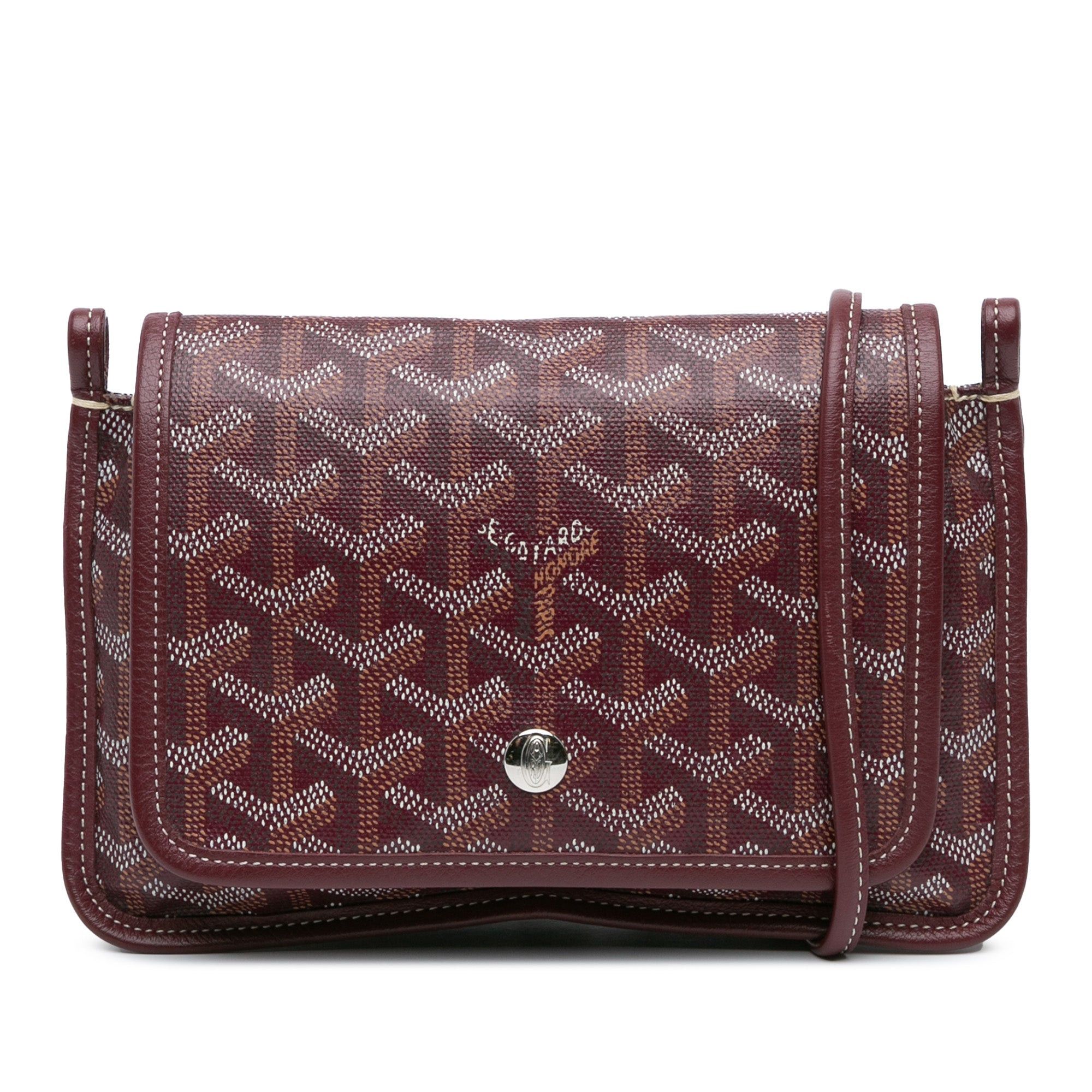Goyard Goyardine Plumet Pocket Wallet Purple