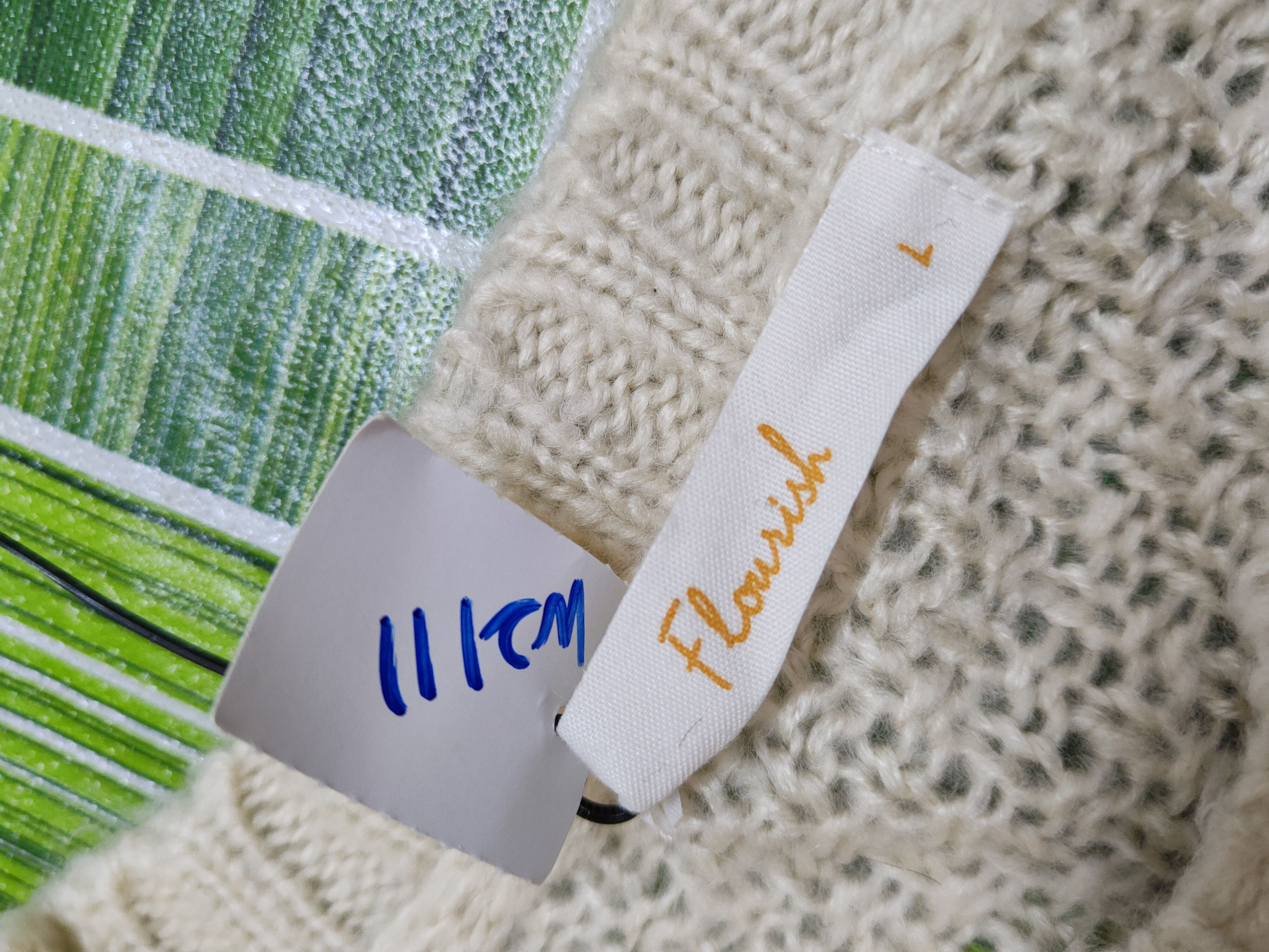 Vintage Flourish Ivory Knitwear Sweatshirts #W2111 Size M / US 6-8 / IT 42-44 - 11 Thumbnail