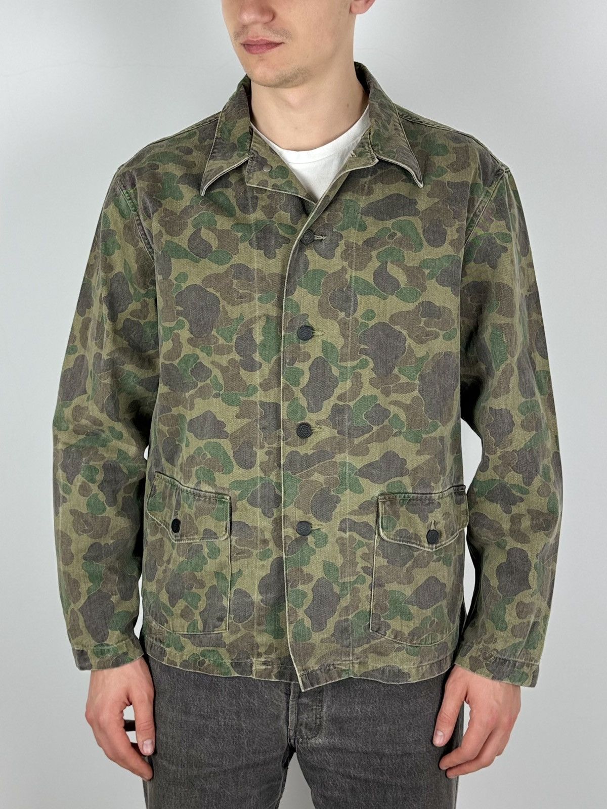 RRL Ralph Lauren RRL HBT usmc p44 jacket | Grailed
