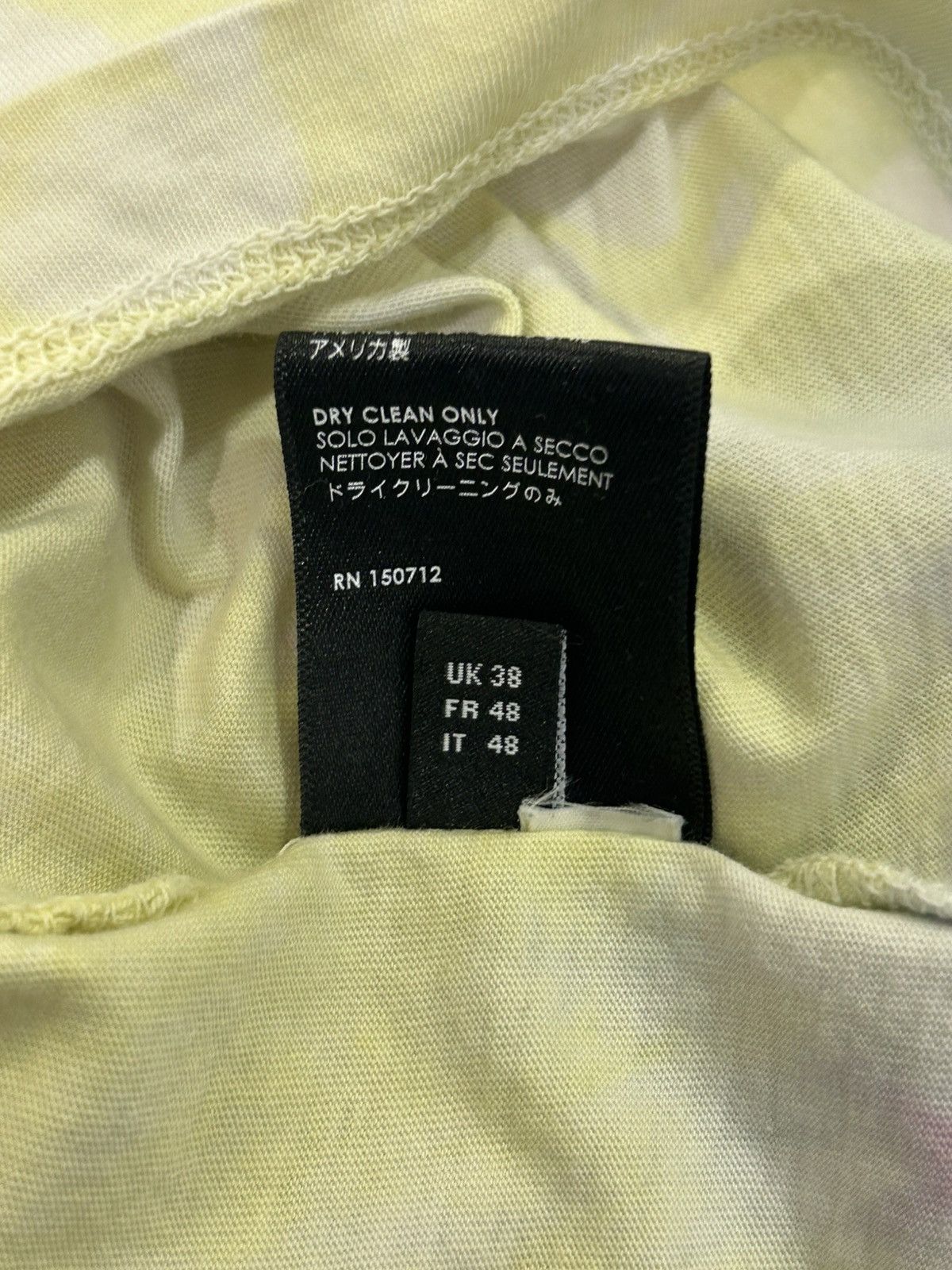 Amiri Amiri Tie Dye Spellout Tee Size US M / EU 48-50 / 2 - 8 Thumbnail