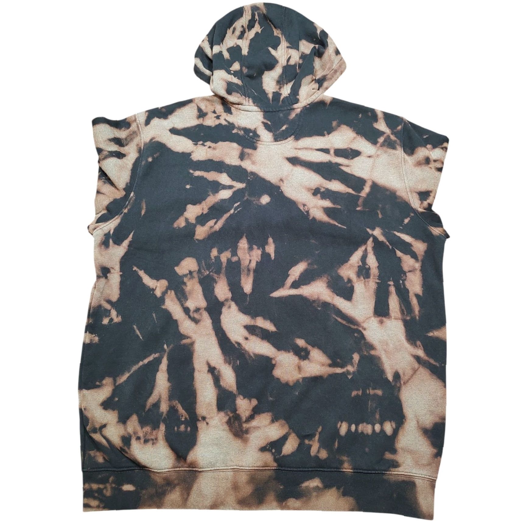 Carhartt VINTAGE Carhartt Hoodie Mens XL Black Full Zip Tie Dye Acid Wash Sweatshirt Loose Fit Size US XL / EU 56 / 4 - 3 Thumbnail