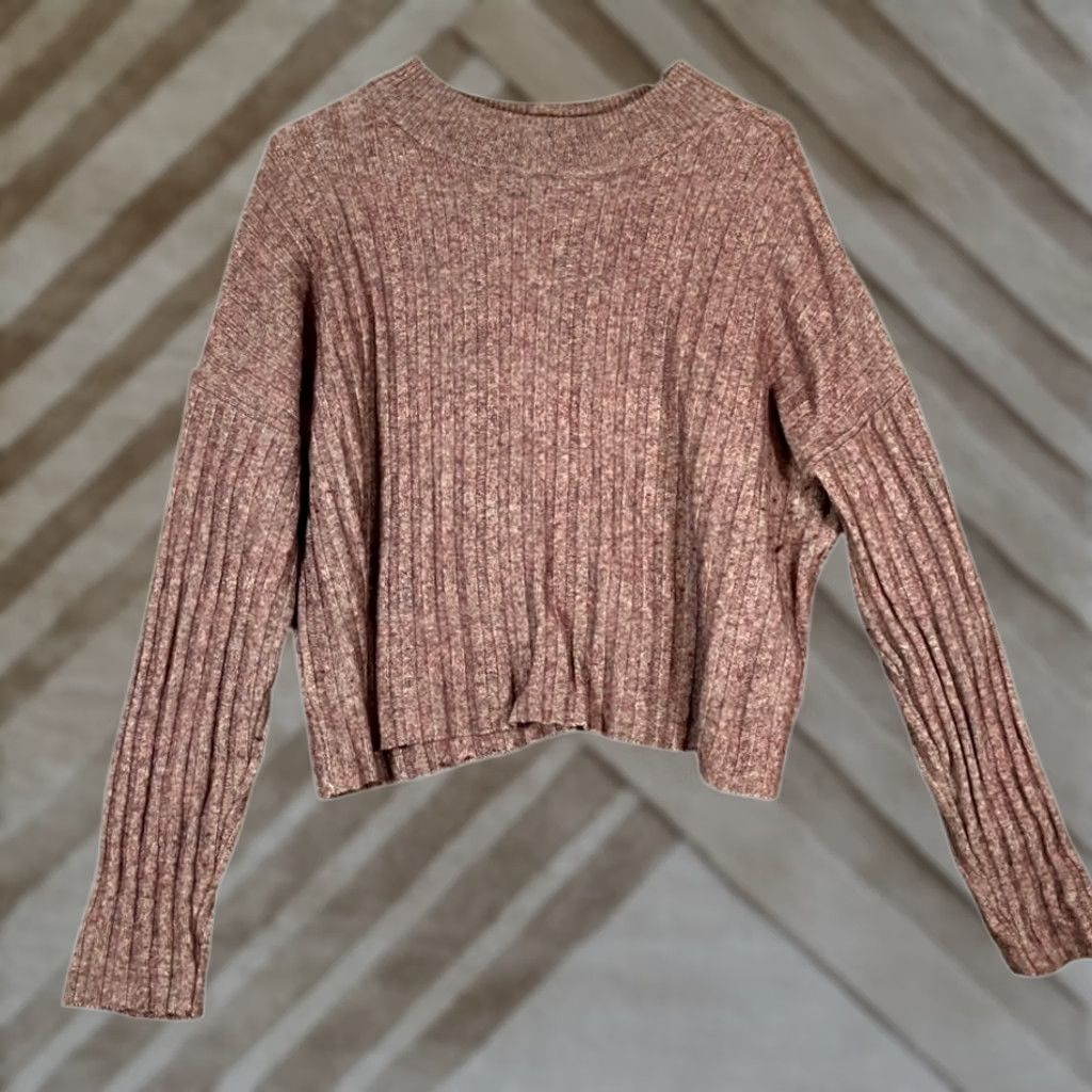 Madewell Madewell Sweater Rosehip Brown Knit Mock Neck Wool Blend XL Women Pullover Long Sleeve Casual Workwear Winter Fall Women’s Size XL / US 12-14 / IT 48-50 - 1 Thumbnail