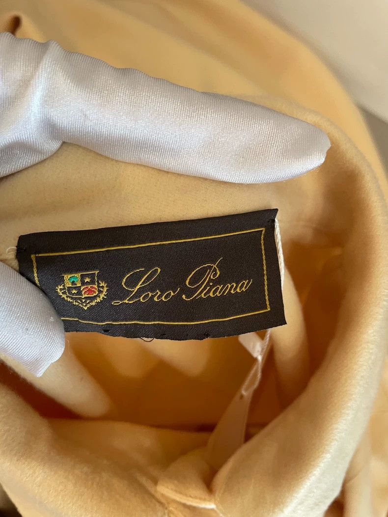 Other Loro Piana Yellow Cashmere Coat- Size US XL / EU 56 / 4 - 2 Thumbnail