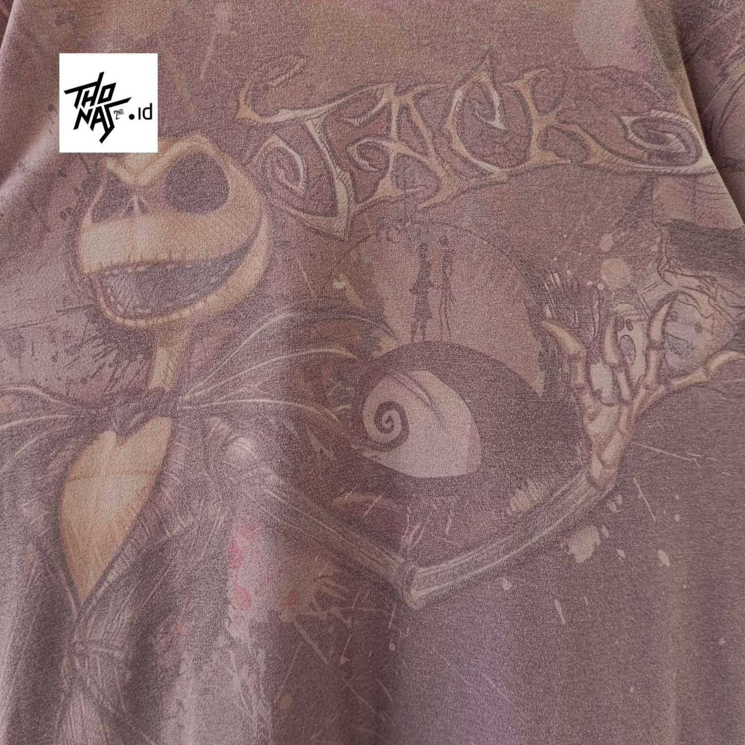 Disney Nightmare Before Christmas All Over Print Size US L / EU 52-54 / 3 - 2 Thumbnail